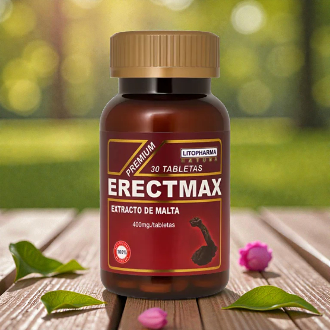 ERECT MAX - Firmeza, energía y vitalidad masculina con fórmula natural  de alto rendimiento.