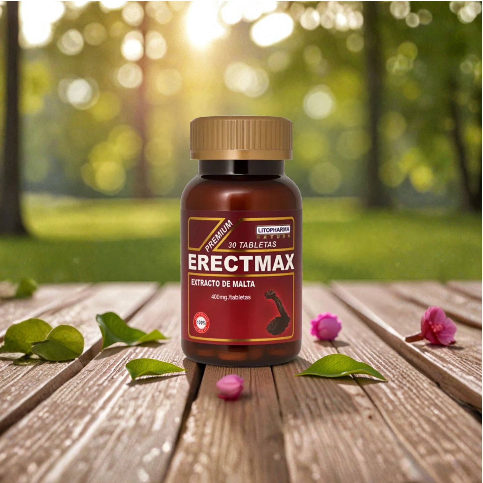 ERECT MAX - Firmeza, energía y vitalidad masculina con fórmula natural  de alto rendimiento.