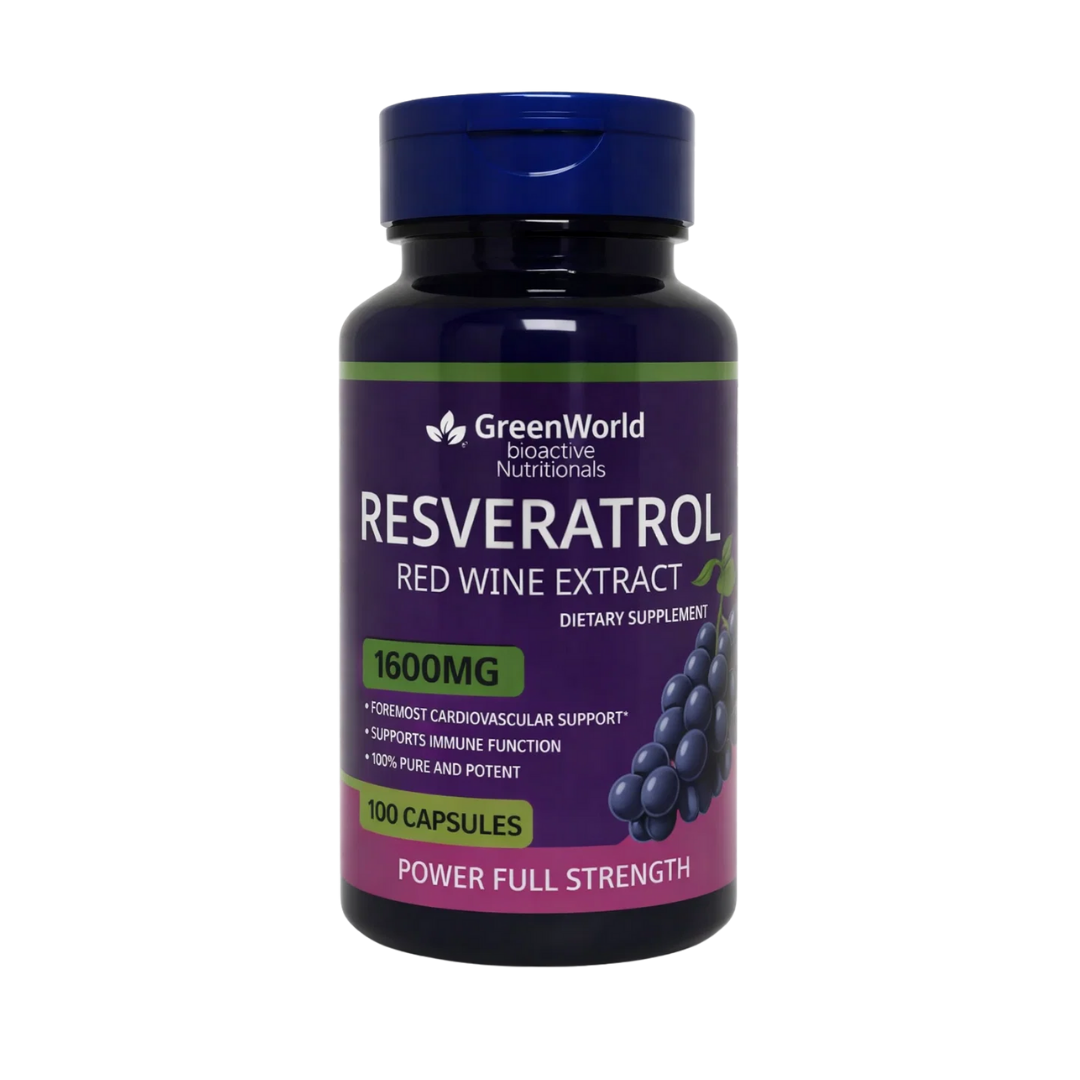 RESVERATROL - Longevidad, energía celular y  protección integral en cada cápsula.