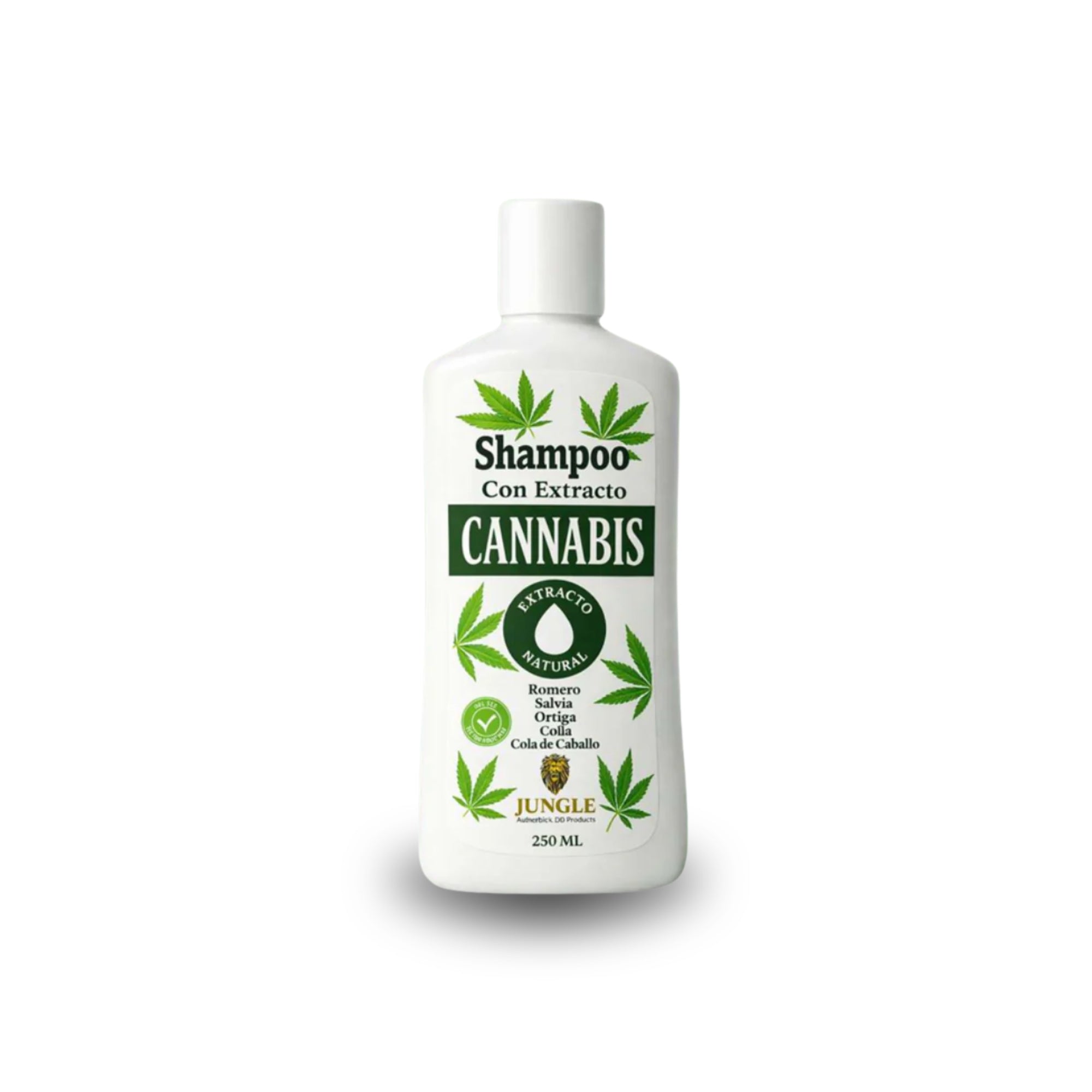 SHAMPOO CANNABIS - Todo en 1, limpia, nutre y frena la caída del cabello.