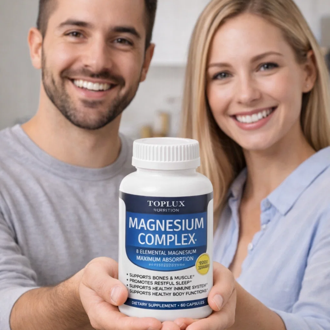 MAGNESIUM COMPLEX - Ideal para deportistas,  adultos mayores y  personas con fatiga.