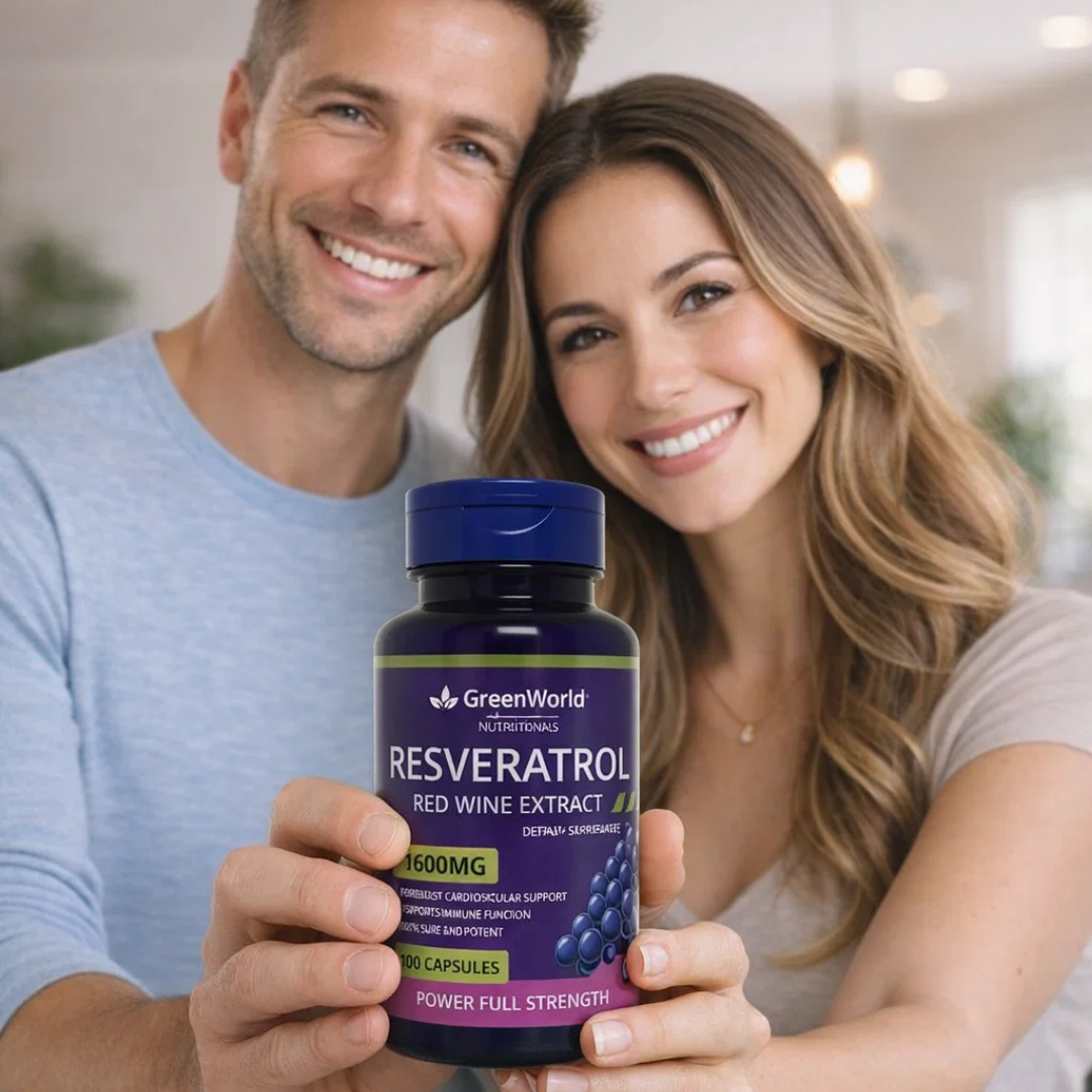 RESVERATROL - Longevidad, energía celular y  protección integral en cada cápsula.
