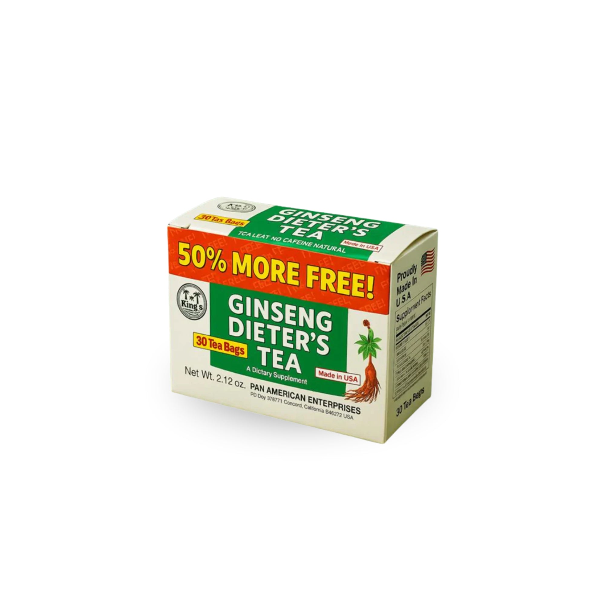 TÉ GINSENG - Desintoxican y  equilibran el cuerpo