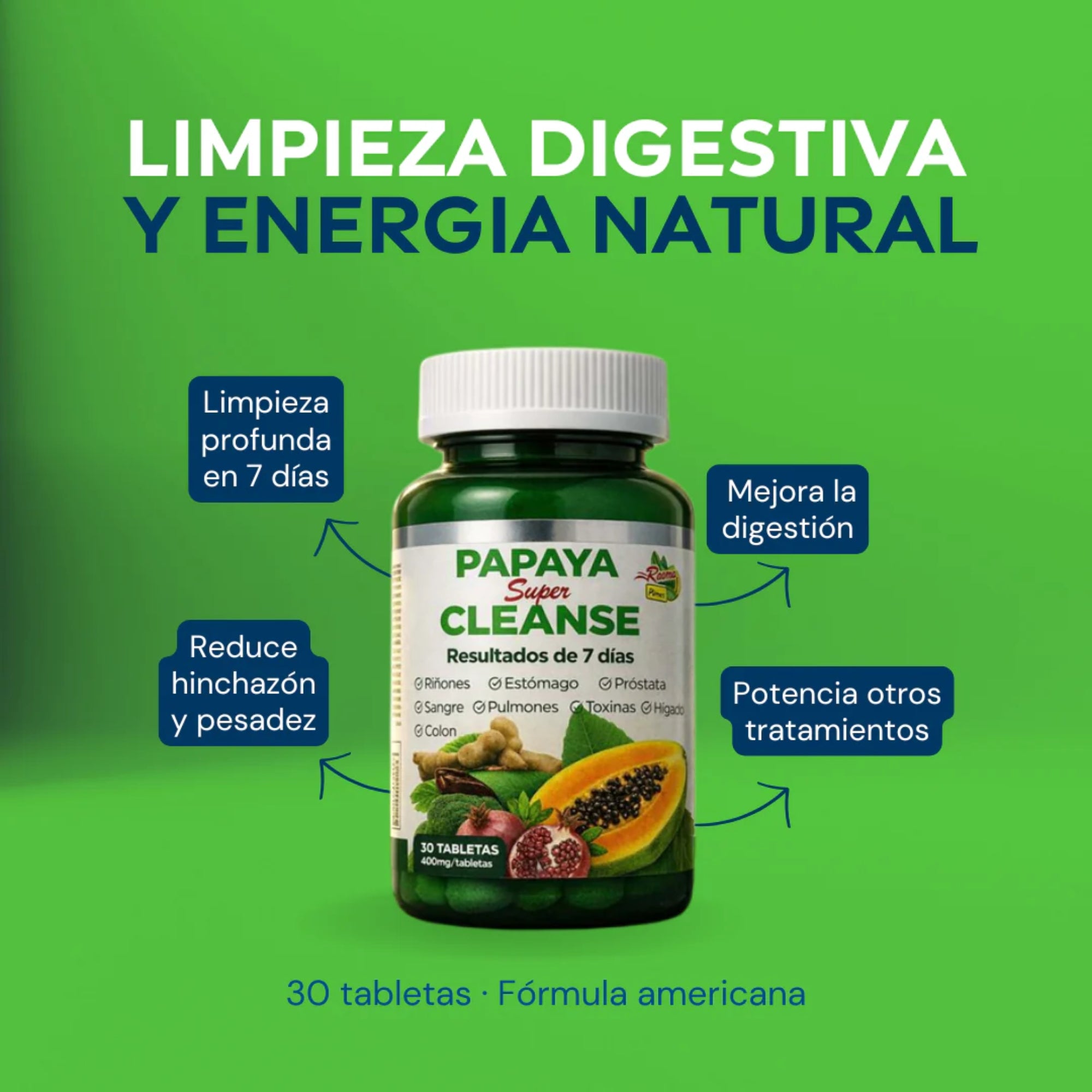 PAPAYA CLEANSE - Multiplica el efecto de cualquier tratamiento.