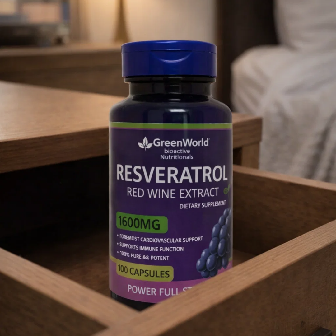 RESVERATROL - Longevidad, energía celular y  protección integral en cada cápsula.