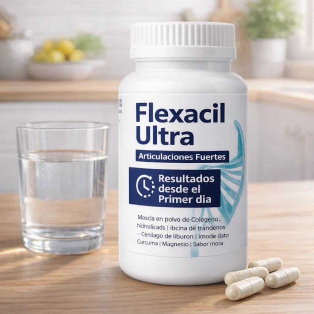 FLEXACIL ULTRA CAPS - Apoyo para articulaciones  fuertes y movilidad diaria