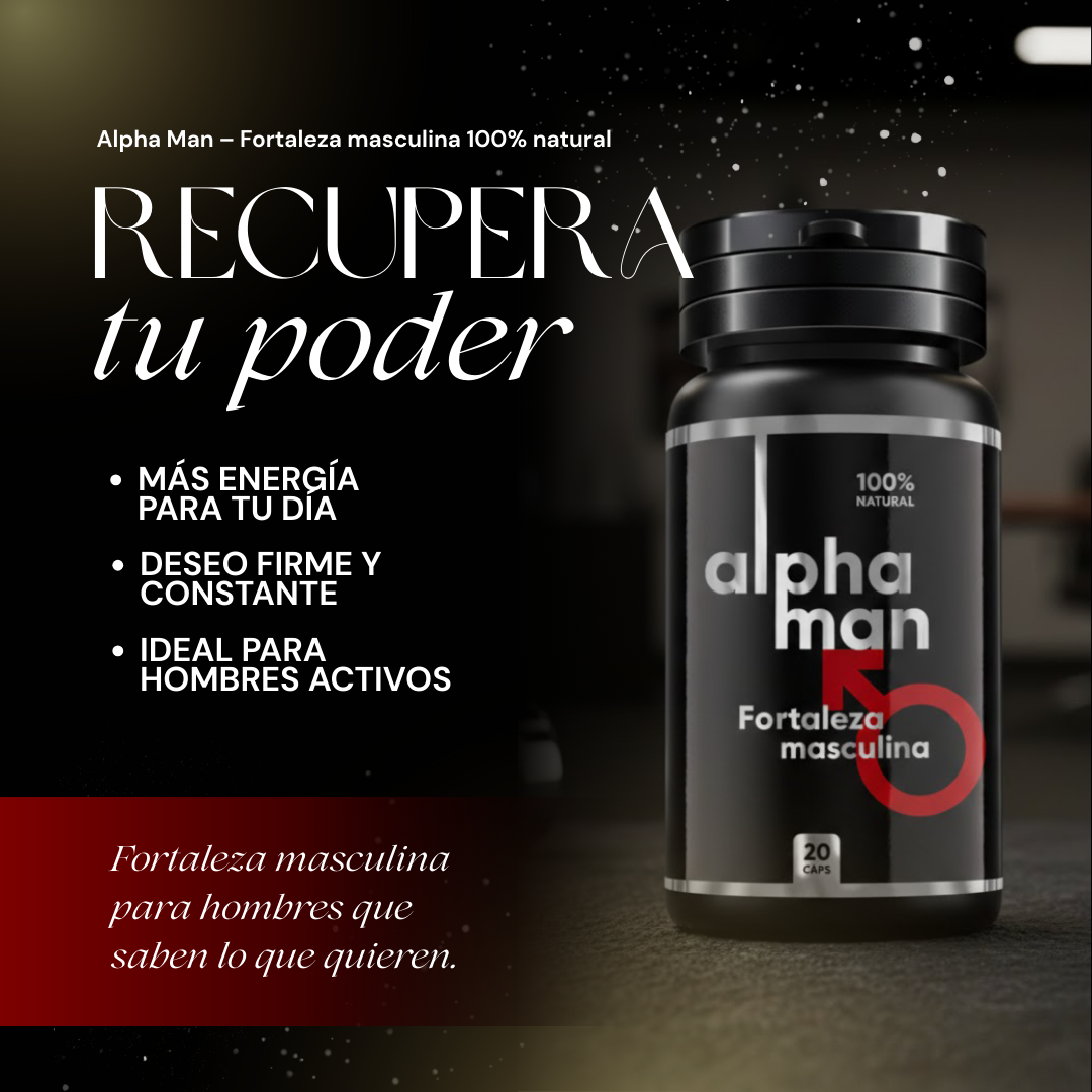 ALPHAMAN AMERICANO – Pura Potencia de Acción Rápida