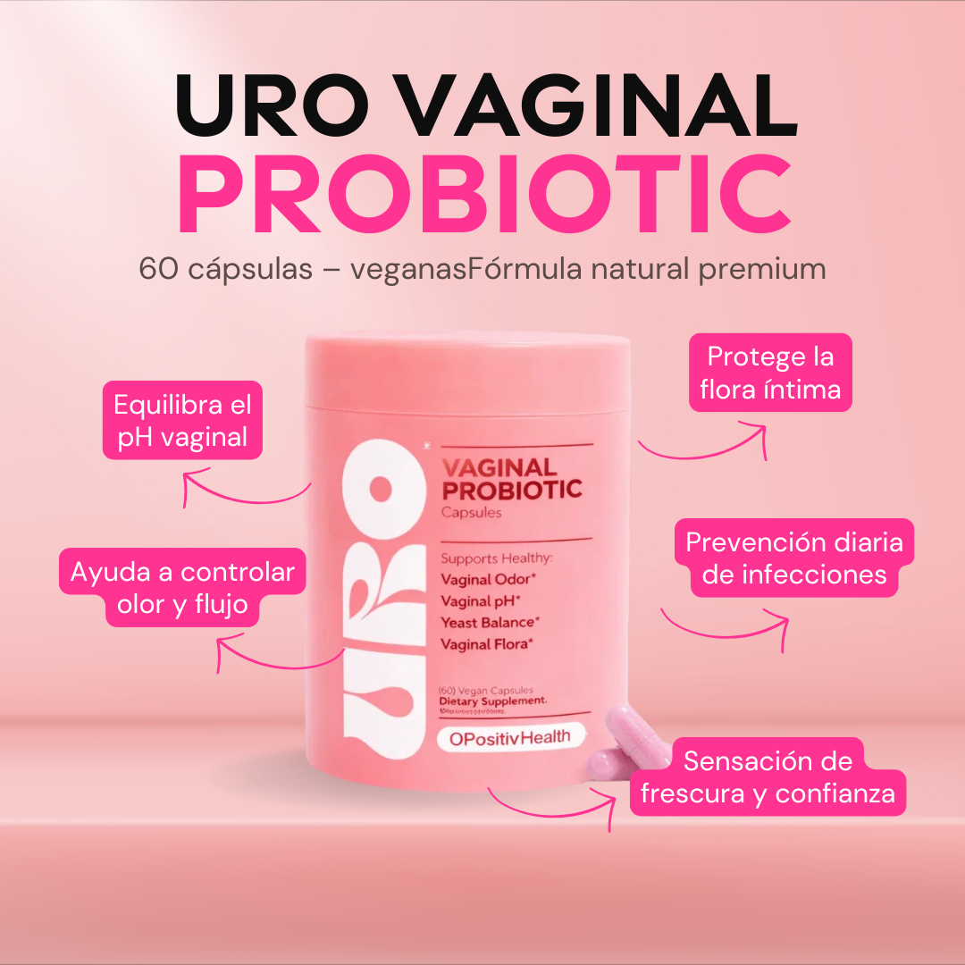 URO VAGINAL PROBIOTIC - Armonía íntima y protección diaria femenin