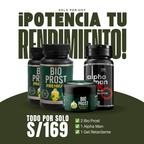 2 Bio Prost + 1 Alpha Man + 1 Gel Retardante