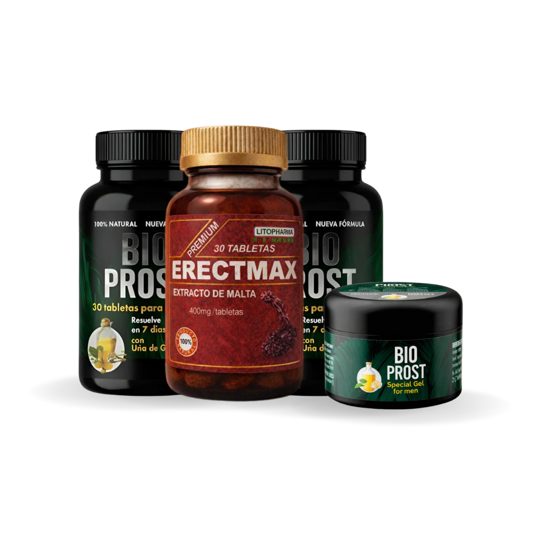 2 Bio Prosts Americanos + 1 ErectMax + 1 Gel Retardante