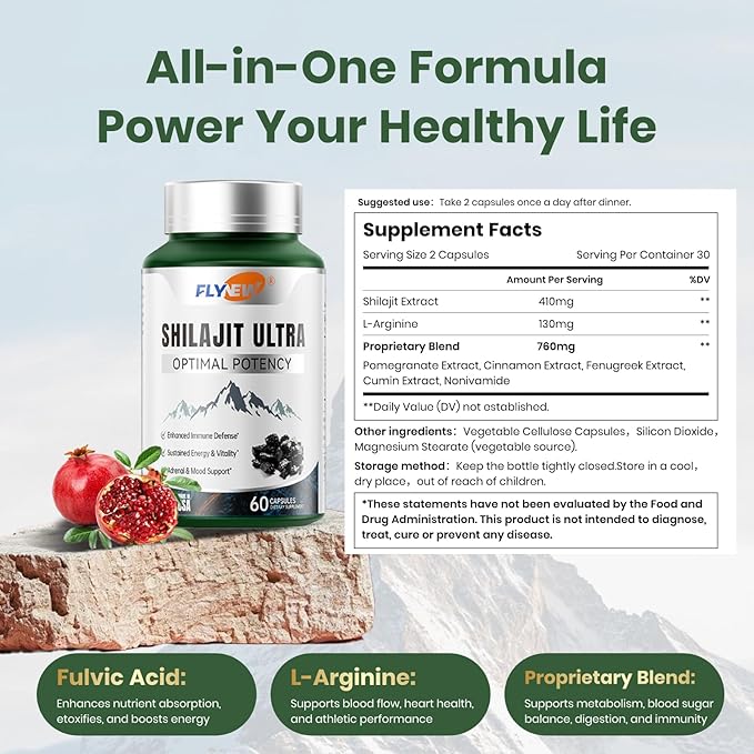 SHILAJIT ULTRA - Potencia y Vitalidad Máxima