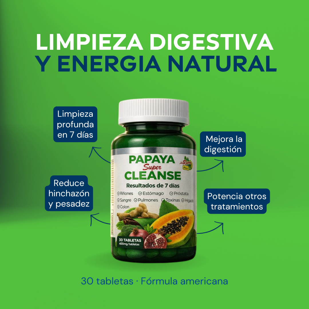PAPAYA CLEANSE - Multiplica el efecto de cualquier tratamiento.