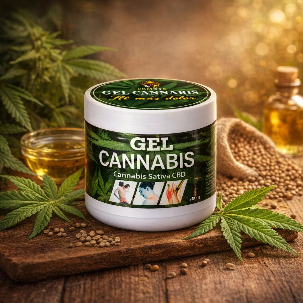 GEL CANNABIS - Uso externo – Fórmula con CBD Acción localizada y sensación  inmediata