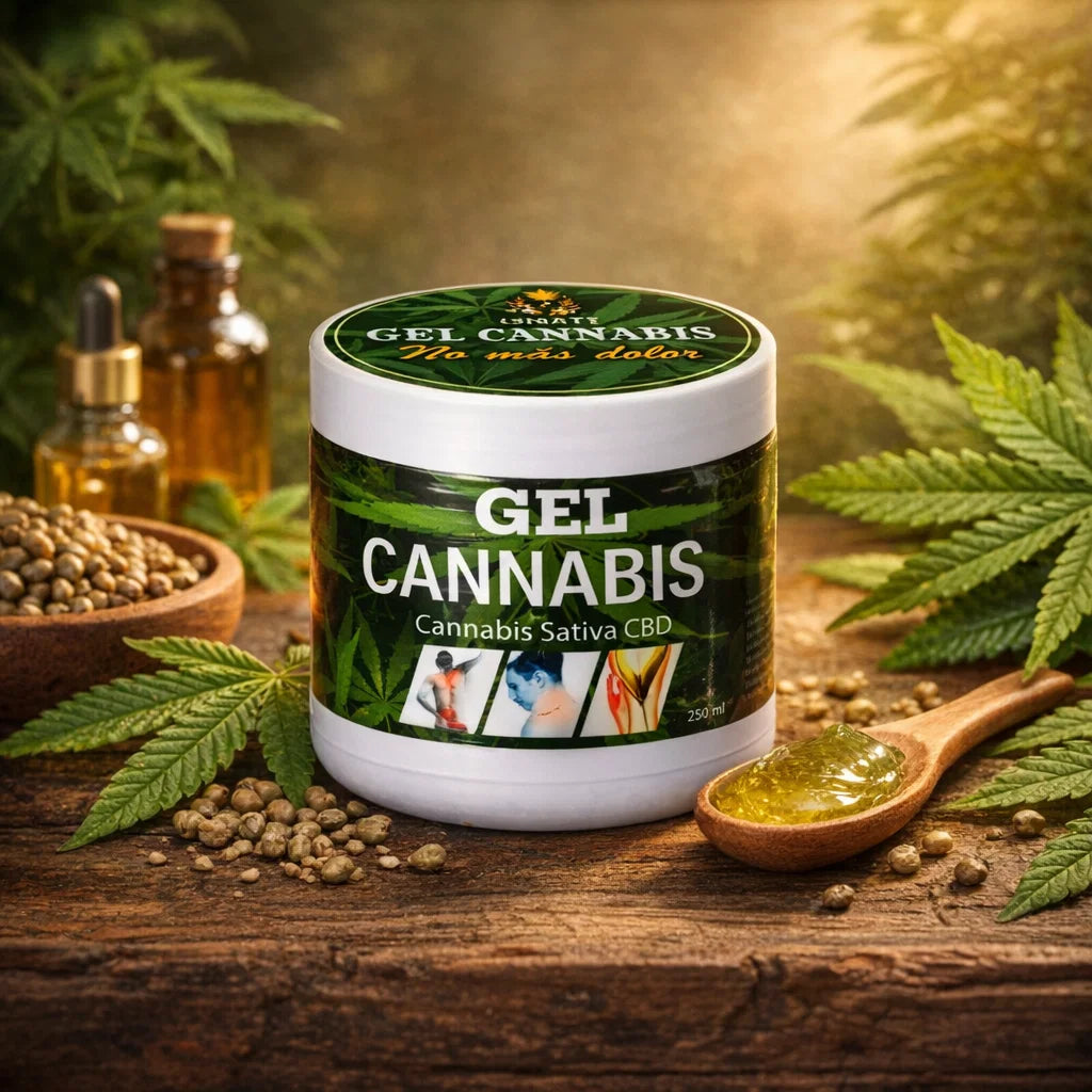 GEL CANNABIS - Uso externo – Fórmula con CBD Acción localizada y sensación  inmediata