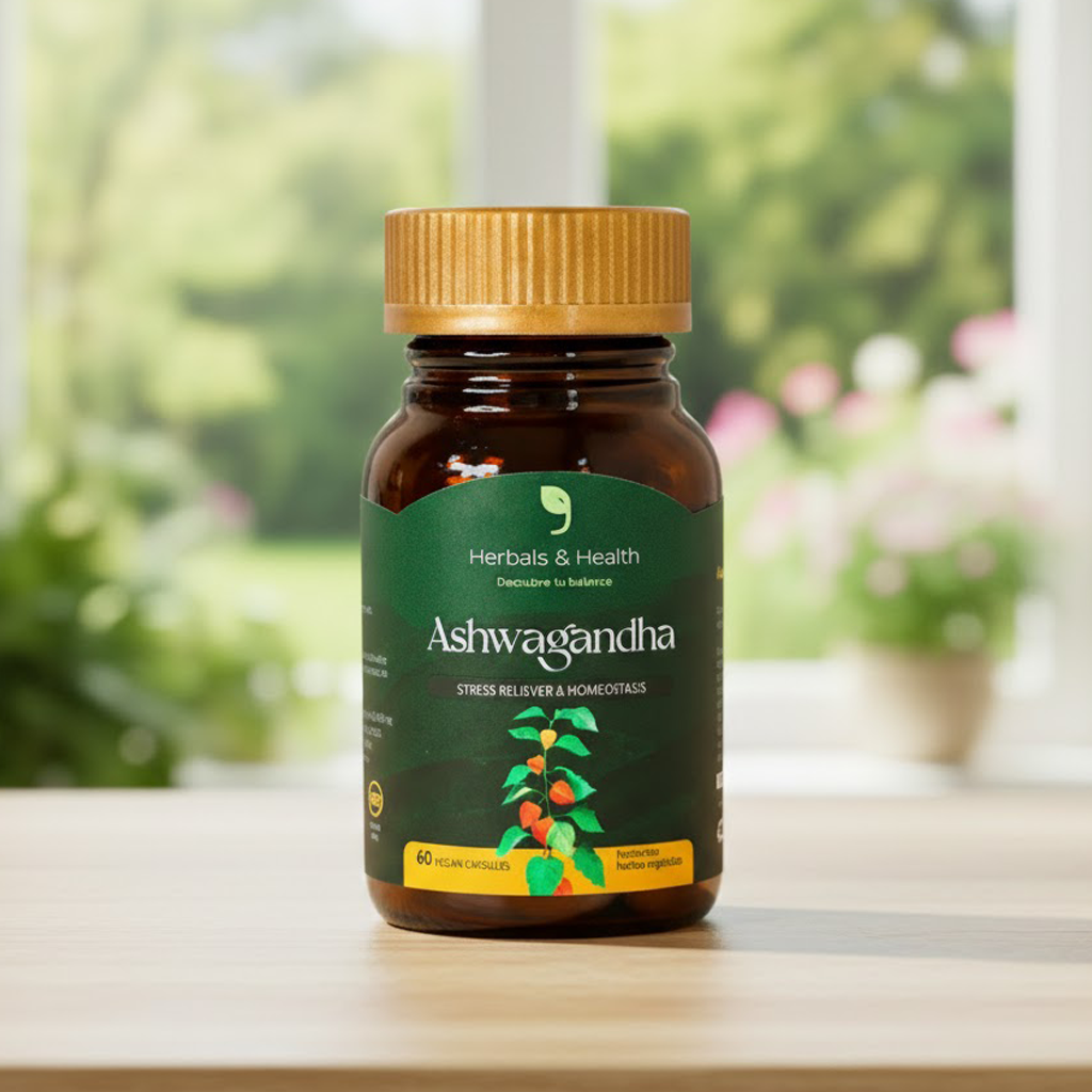 ASHWADANDHA - Apoyo para el estrés, la ansiedad y el equilibrio del cuerpo