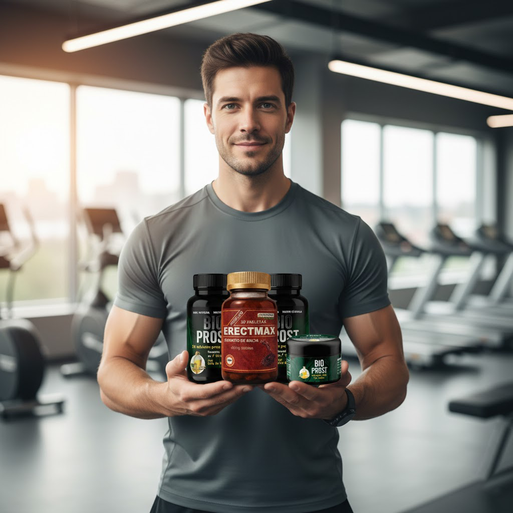 2 Bio Prosts Americanos + 1 ErectMax + 1 Gel Retardante