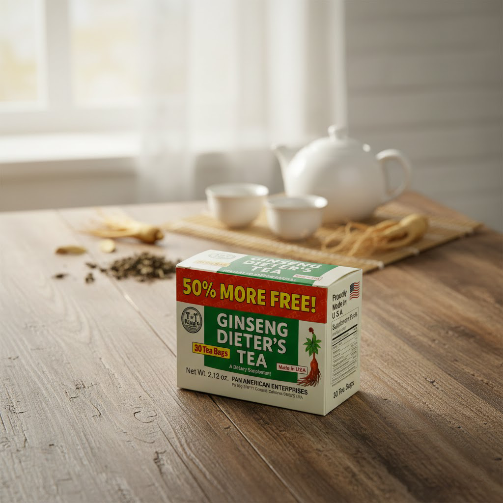 TÉ GINSENG - Desintoxican y  equilibran el cuerpo