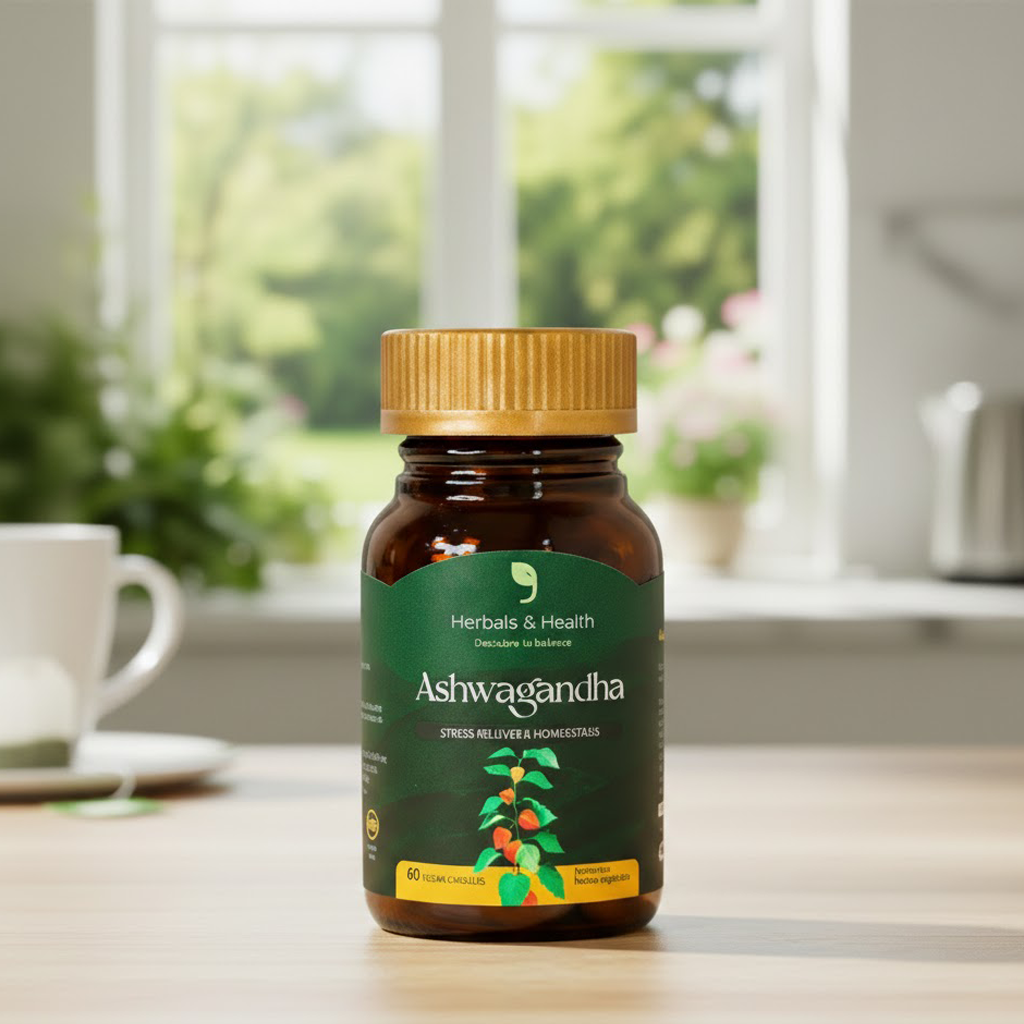 ASHWADANDHA - Apoyo para el estrés, la ansiedad y el equilibrio del cuerpo