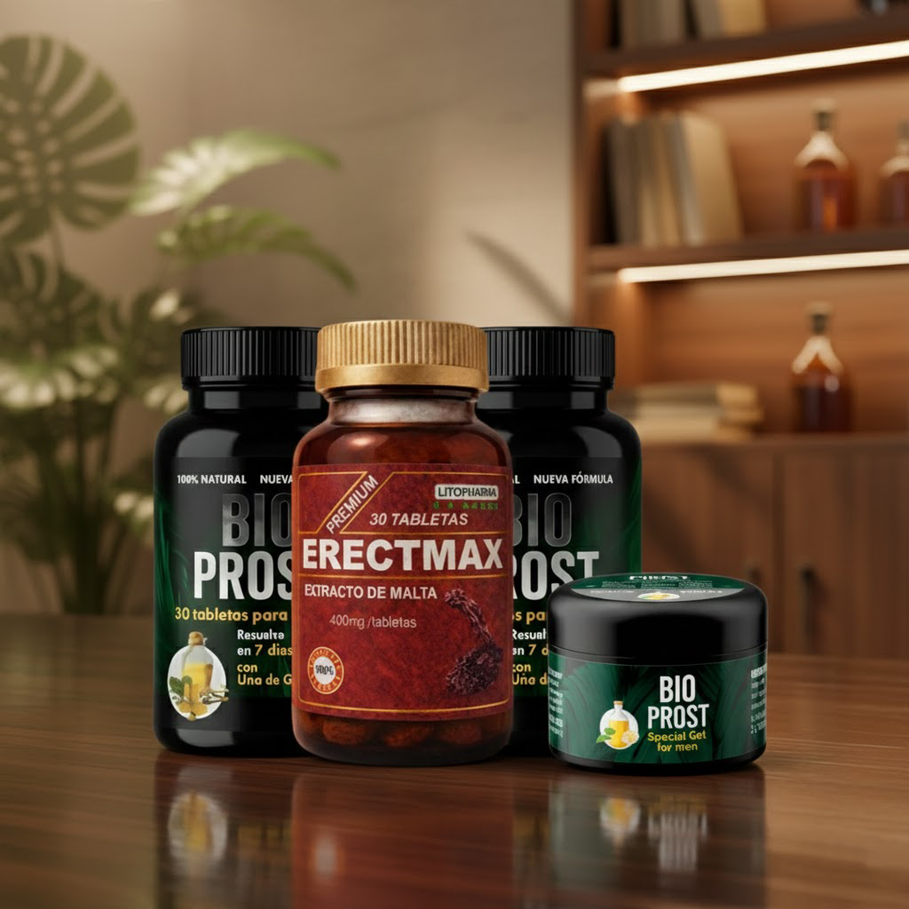 2 Bio Prosts Americanos + 1 ErectMax + 1 Gel Retardante